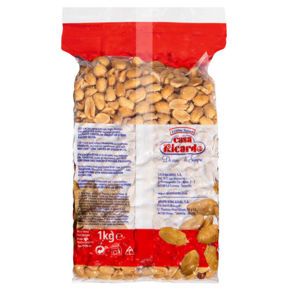 Cacahuetes Fritos Sal - 1kg. - Imagen 3