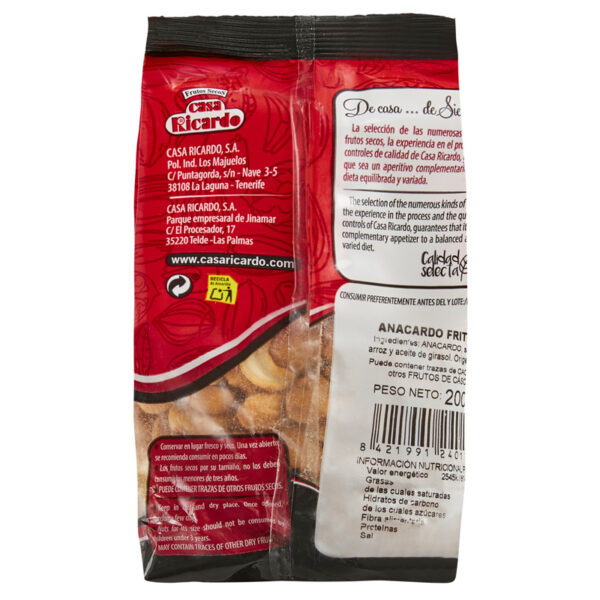 Anacardo frito - 200gr. - Imagen 3