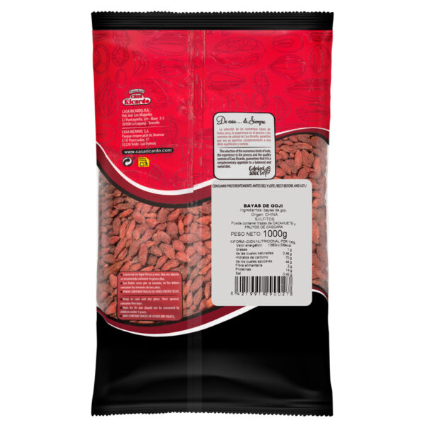 Bayas de Goji - 1kg - Imagen 3